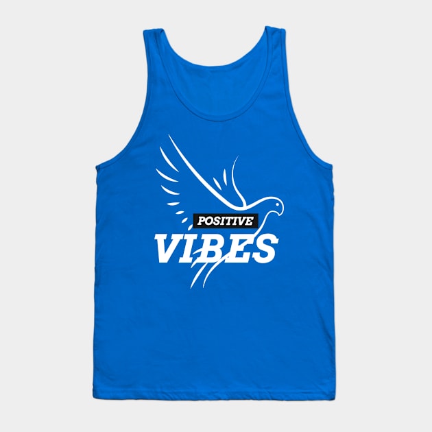 Positive vibes phoenix bird Tank Top by PositiveMindTee